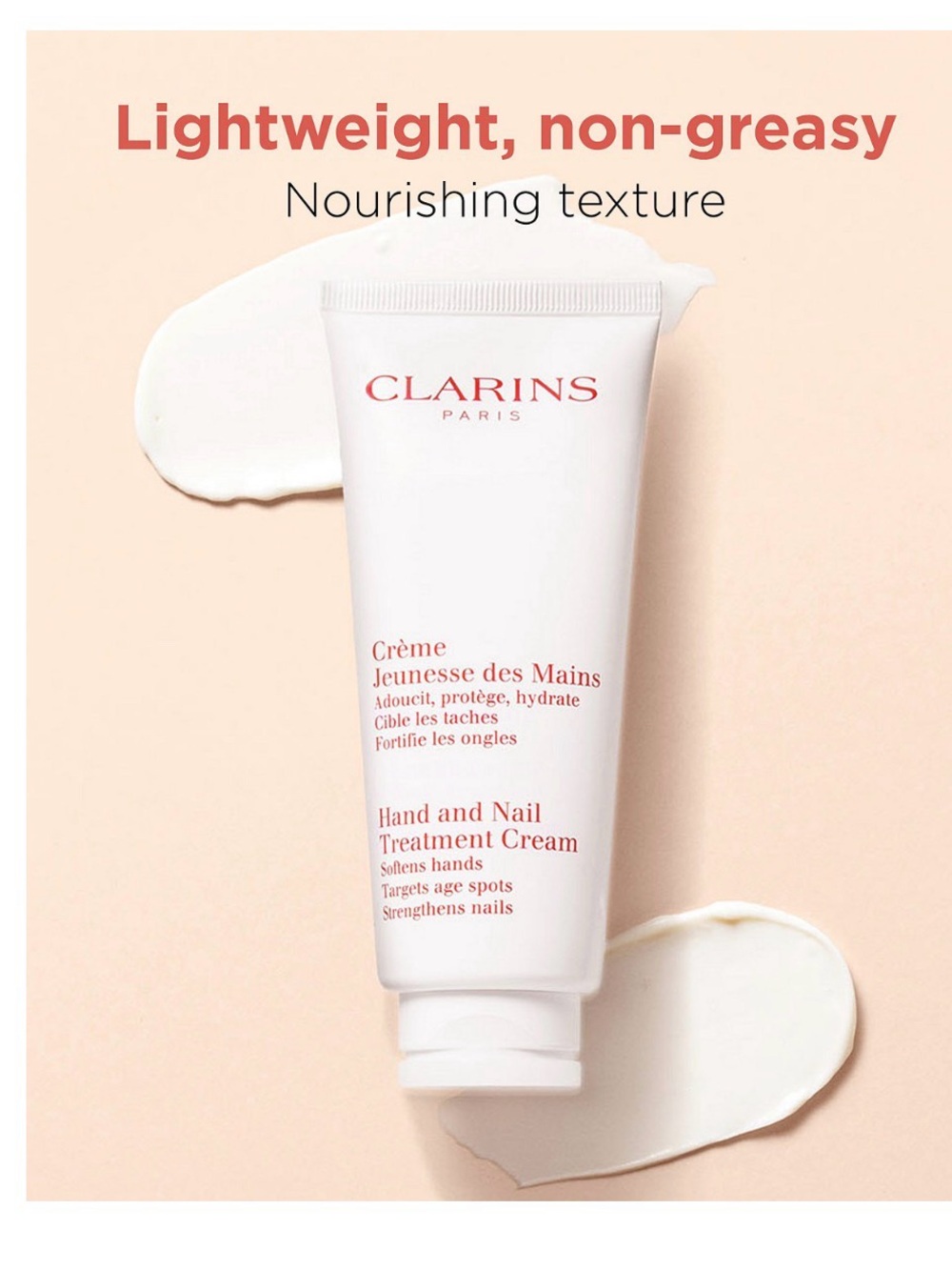 Clarins Hand and Nail Treatment Cream - White